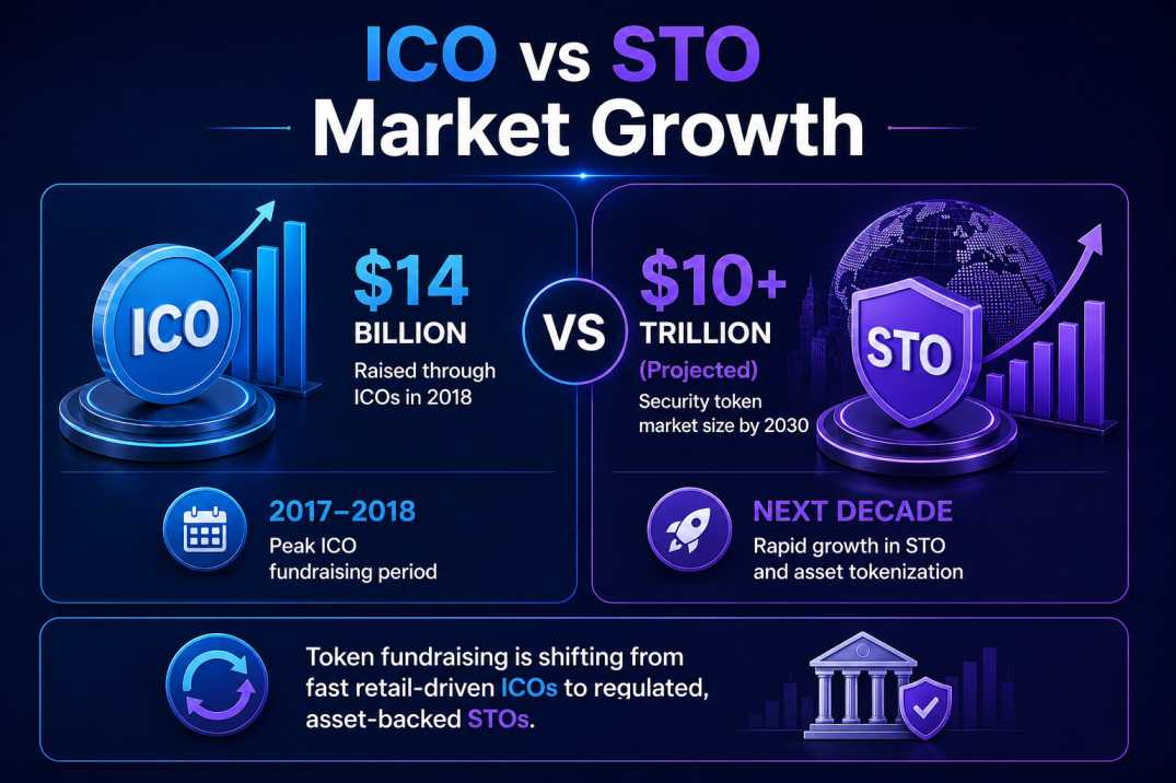 ICO vs STO stat