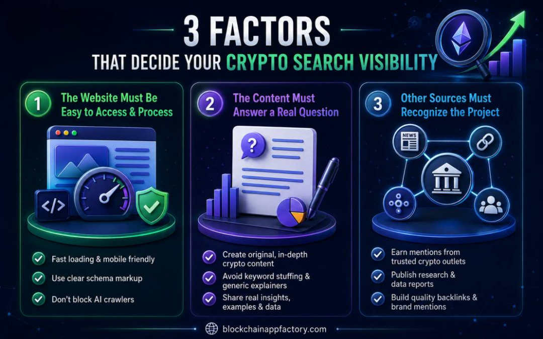 crypto search visibilty