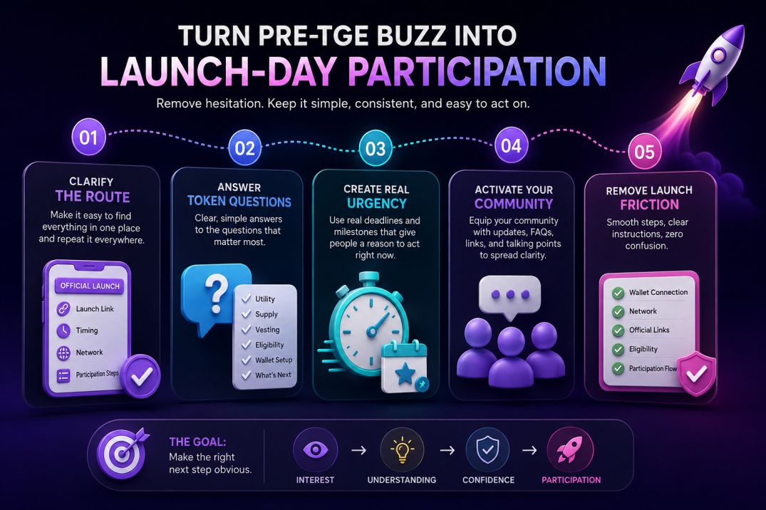 Pre-TGE Buzz Into Launch-Day Participation