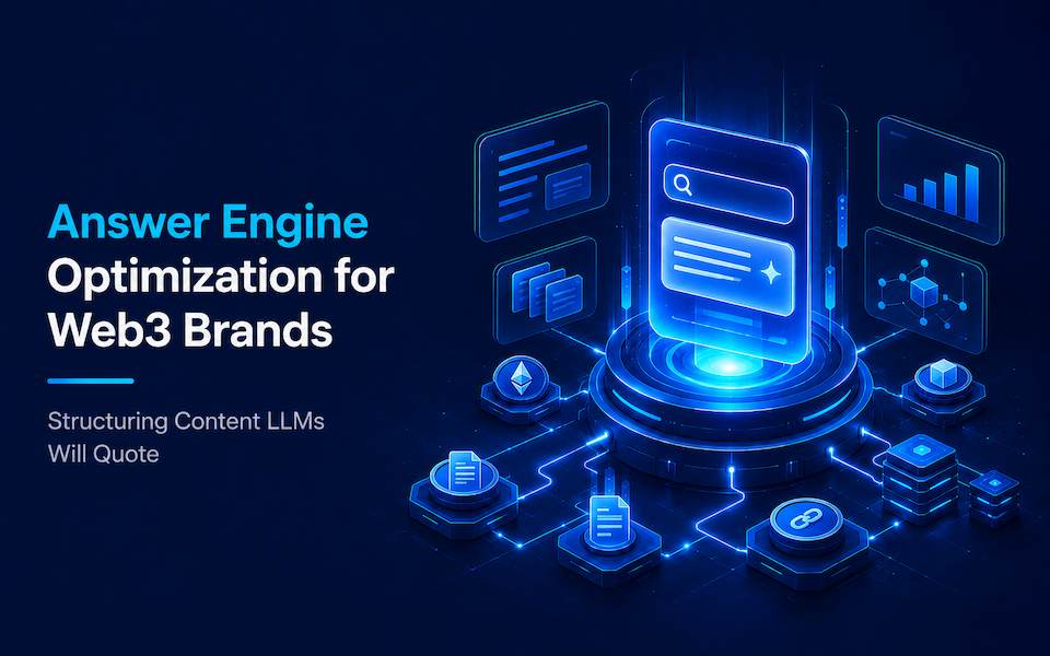 Answer Engine Optimization for Web3 Brands