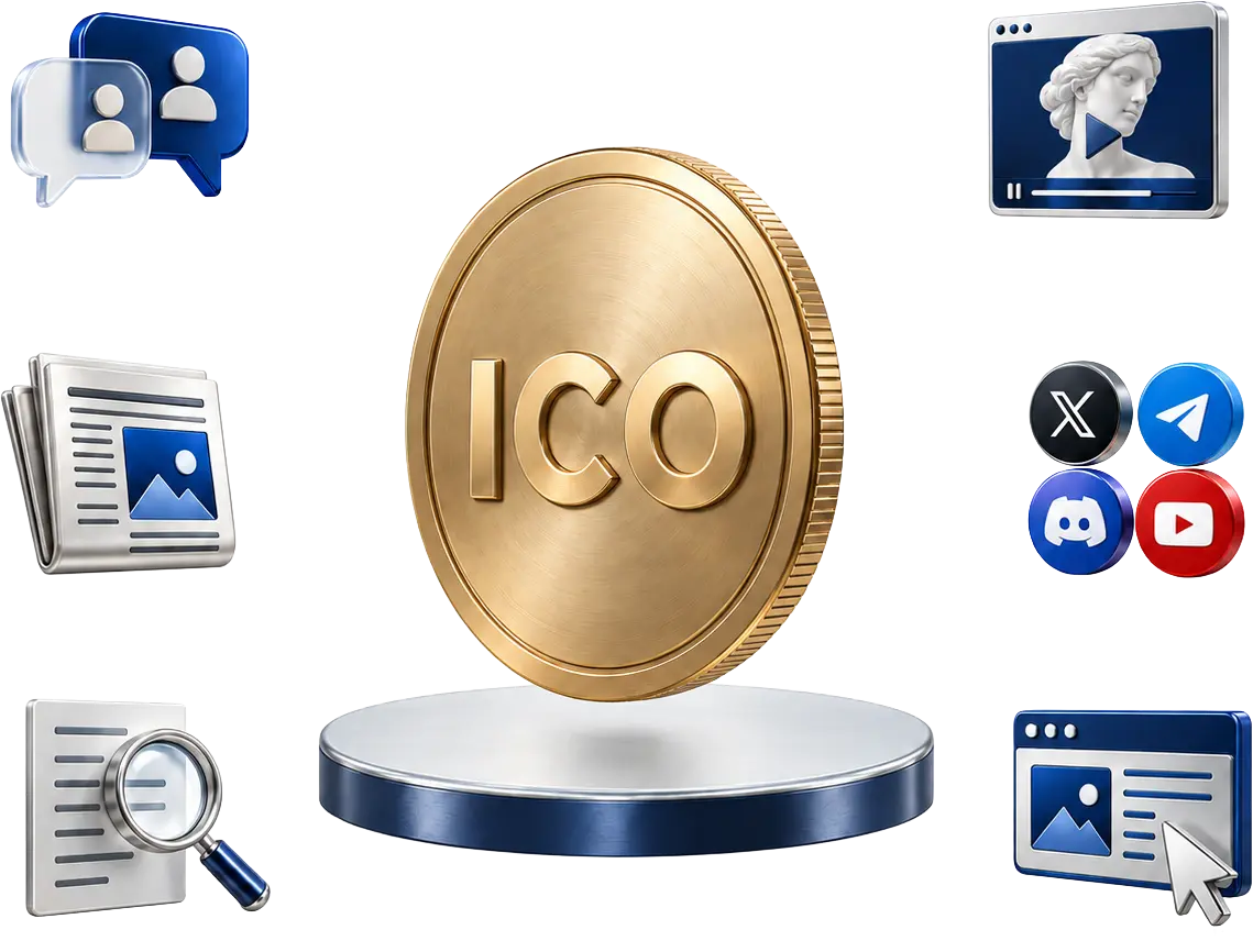 ICO Marketing Agency for Public Token Sales