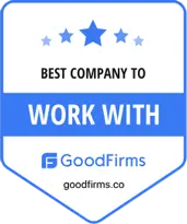 Awarded by GoodFirms as Best Company to Work With
