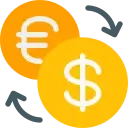 Crypto exchange development icon