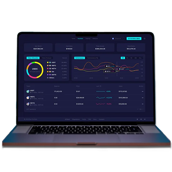 Decentralized finance platform