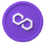 Polygon blockchain logo
