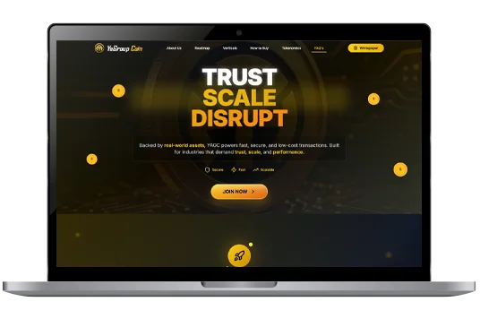 YAGC ICO investor portal and token sale interface